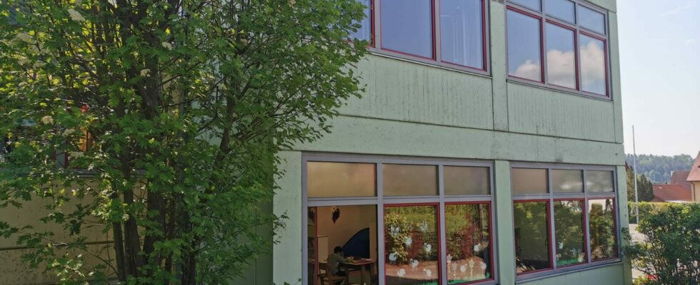 Blick in ein Klassenzimmer der Drei-Franken-Grundschule