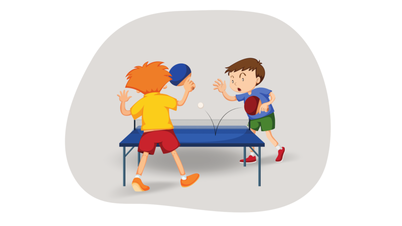 Bild Aus Pixabay Von Rosy Zeigt Zwei Tischtennisspieler