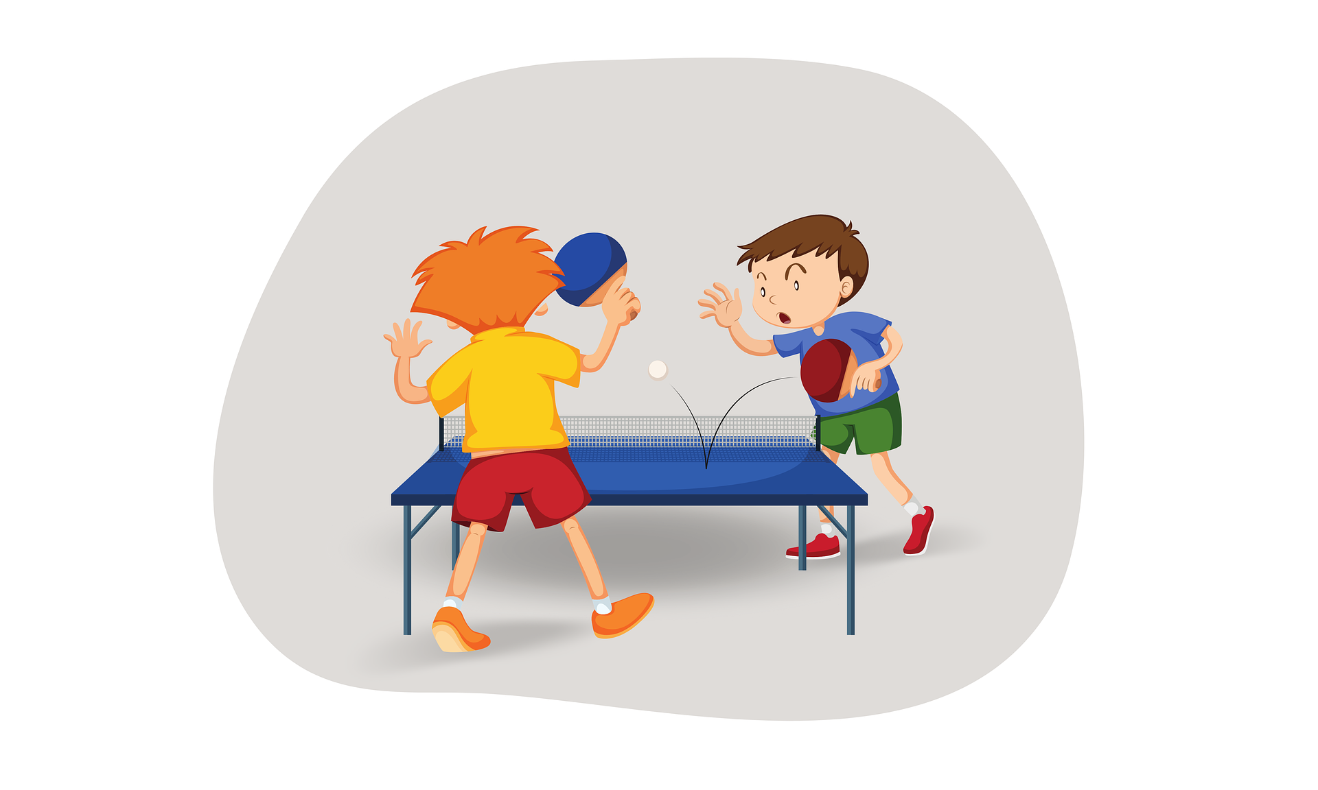Bild aus pixabay von Rosy zeigt zwei Tischtennisspieler